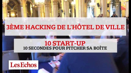 Hacking de l'Hôtel de Ville: 10 Start-up, 10 pitchs, 10 secondes