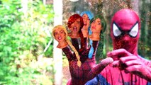 Frozen Elsa GETS CLONED! w/ Spiderman Joker Anna Maleficent Rapunzel TOYS! Superheroes in