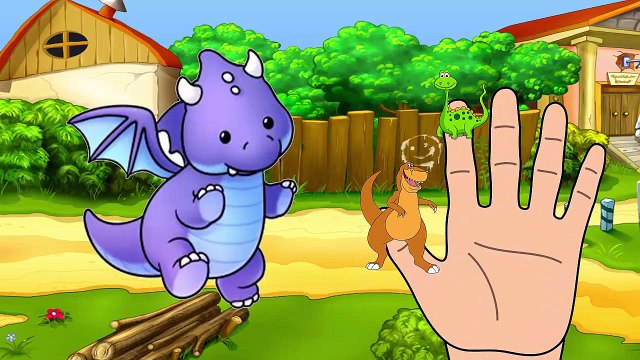 Чил Папа динозавр Семья палец для хороший текст песни питомник рифмы песни в |