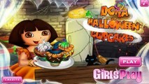 Play # Watch Dora # Cartoons video explorer Games on youtube Halloween Cupcakes gameplay f