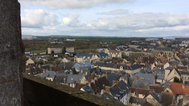 Vue panoramique d'Argentan depuis le clocher Saint-Germain