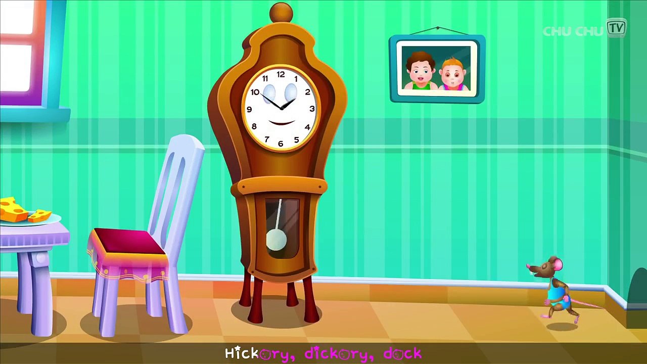 Мультфильм Дети док для текст песни питомник рифма рифмы с Hickory Dickory анимированные