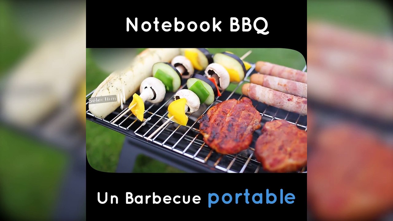 Notebook BBQ, un barbecue portable