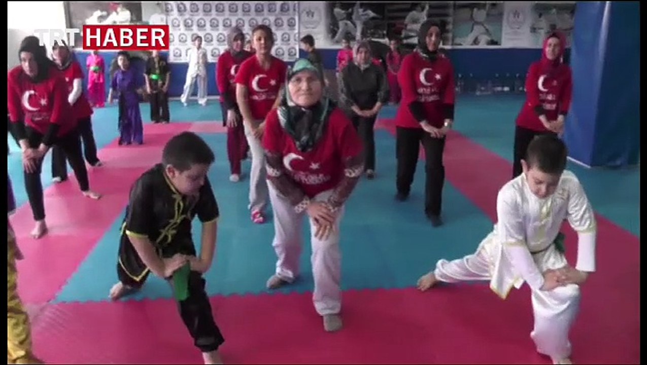 70 yaşındaki Ayşe teyze'nin Uzak Doğu sporu 'Wu...