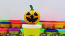 Play Doh Halloween Pumpkin Jack-O-Lanterns Play Doh Halloween - Play Doh Stop Motion Animation-9GWvl_MkIZ4