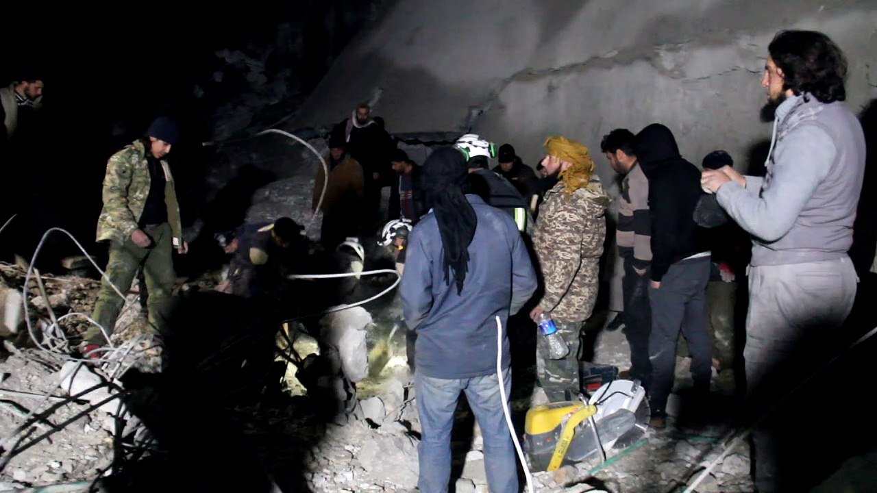 US claims Syria strike but denies targeting mosque