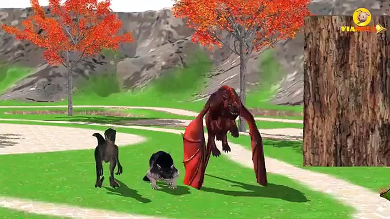 Dinosaurs Cartoons for Children | 3D Dinosaurs Finger Family Children Nursery Rhymes