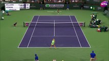 Elena Vesnina vs Venus Williams BNP Paribas Open 2017 Hot Shot