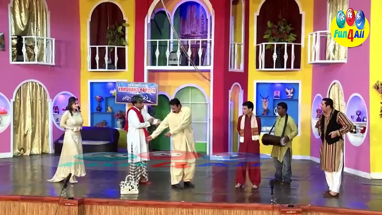 Zafri Khan, Iftikhar Thakur and Tariq Teddy full funny Clip in New Pakistani Stage Drama Rangeen Full Comedy play