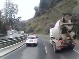 Truck brakes fail