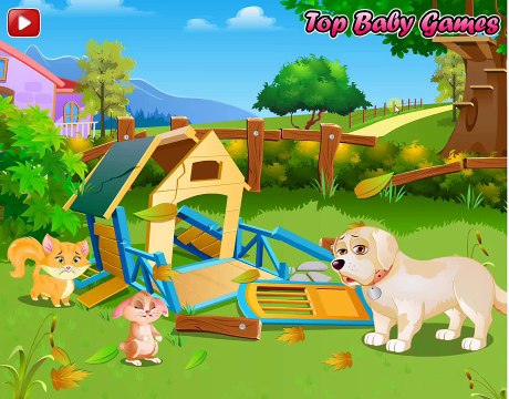 Pet House Story: Help Pets Rebuild Their House! Pet House Story | Kids Play Palace