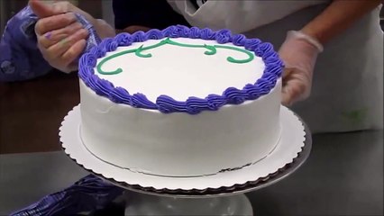 How to decorate cream cake simple and beautiful