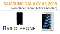 Samsung Galaxy A3 2016 : comment changer l'écran (vitre Amoled)