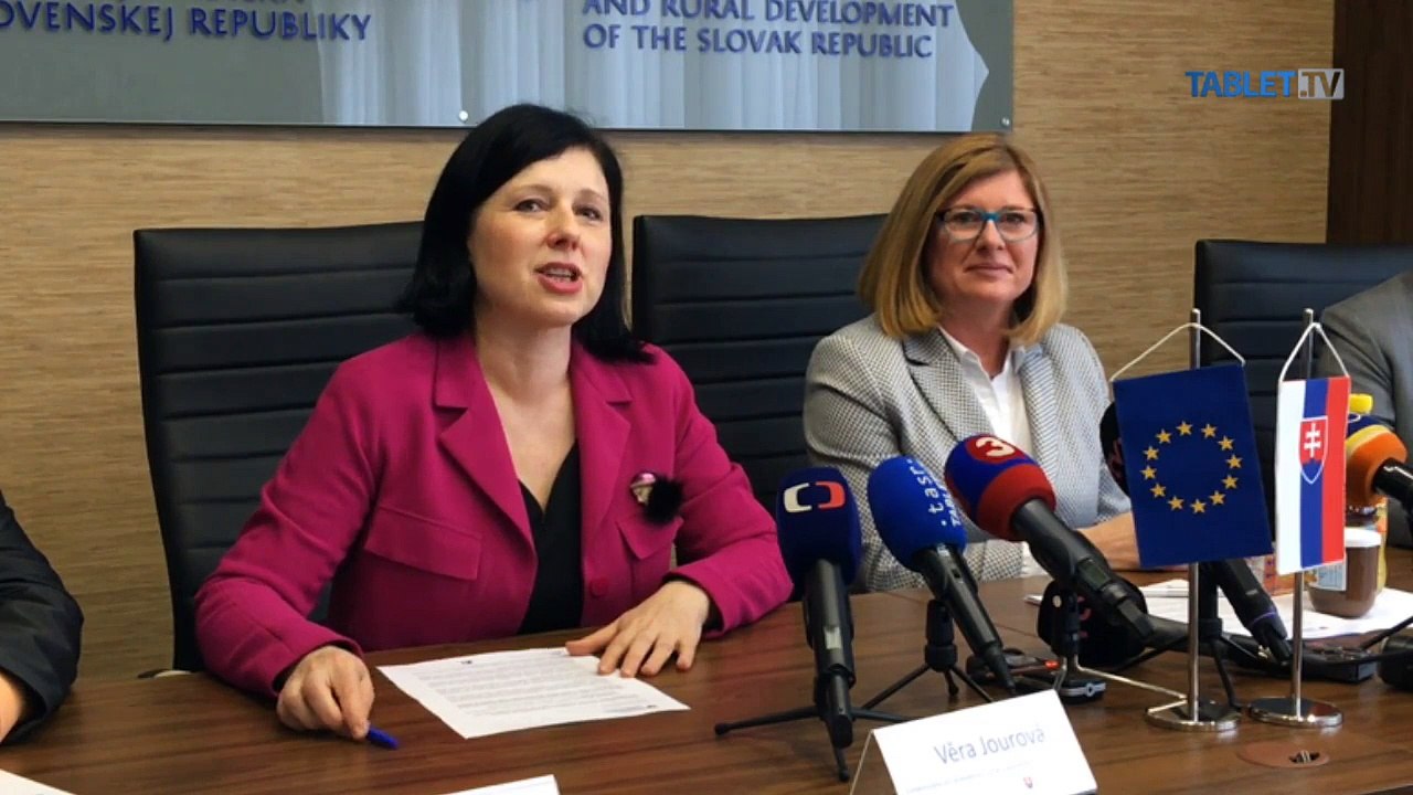 ZÁZNAM: TK G. Matečnej a eurokomisárky V. Jourovej
