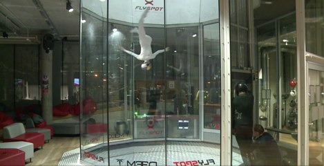 Los pioneros del 'skydiving' en un túnel vertical