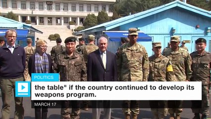 Tillerson says ‘all options are on the table’ when it comes to North Korea