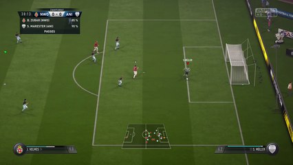 But en tete pleine lucarne des 18 mettres