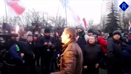 Крим, Україна! - Білоруси прогнали пропагандистів телеканалу РФ що знімали мітинг