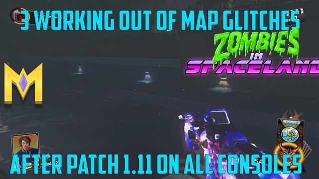 Zombies In Spaceland Glitches - 3 WORKING Out Of Map Glitches AFTER 1.11 Out Of Map Glitch 1.11