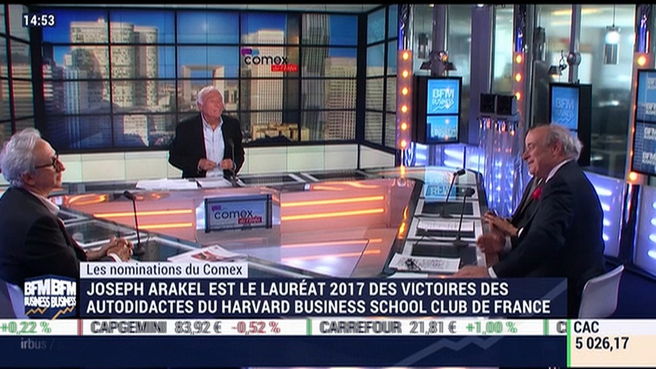Les nominations du Comex: Joseph Arakel et Alain Ducasse - 17/03