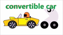 Learning Street Vehicles starting with letter ABC for kids