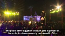 Colossus found in Egypt depicts famed pharaoh Psammetich I