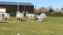 Après-midi bubble foot à Solesmes pour les élèves du Lycée agricole Val de Sarthe.