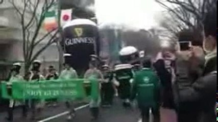 2012 セントパトリックスデーパレード表参道ギネス風船