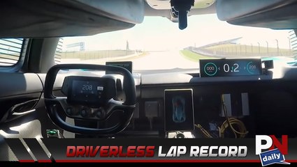 This Electric SuperCar Broke A Track Record With No Human Driver