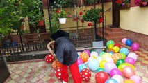 Воздушный шар Мячи боулинг цвета образование для Веселая игра Узнайте Показать видео воды с выскакивают