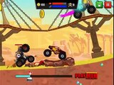 Mad Truck Challenge Gameplay Monster Trucks Racing Car Game Cartoon for Kids