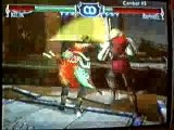 Soul Calibur II match 1 : Reza (Kilik) vs Dusan (Raphael)