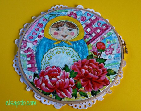 Cómo hacer una Matrioska, Cómo hacer un collage Collage, (elisapolo.com)