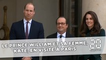 Le prince William et son épouse, Kate, en visite officielle à Paris