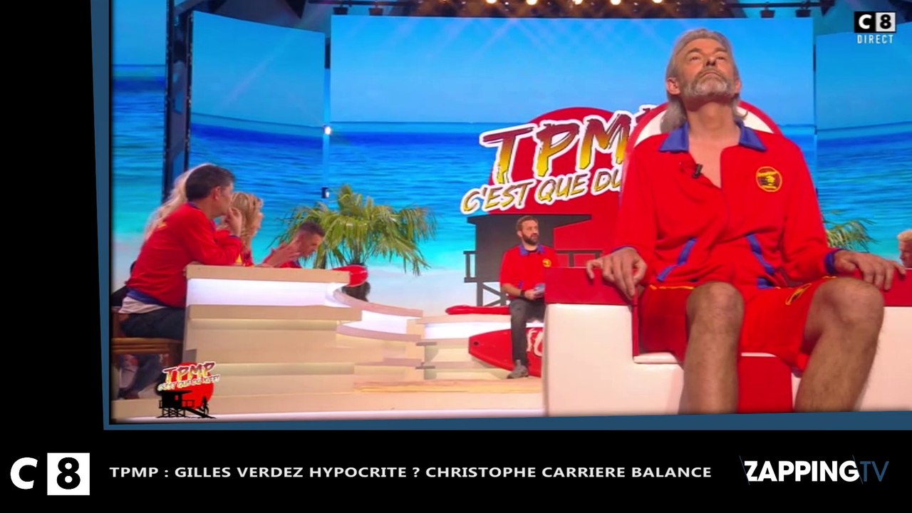 TPMP : Gilles Verdez hypocrite devant les caméras ? Christophe Carrière balance (Vidéo)