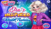 Elsas Inspired Winter Fashion - Frozen Elsa Dress Up Game Online for Girls