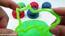 Play and Learn Colours with Play Dough Smiley Face Zoo Animal Molds Fun & Creative for Kid