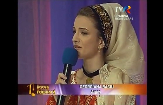 Georgiana Baciu - Sus la munte, la Muscel (Vocea populara - TVR 3 - 2010)
