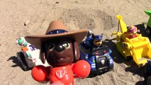Paw Patrol Digging - Bruder Toy Construction Vehicles - Chase Skye Everest Rubble Dump Truck Excacator-t2I-0h6rRuk