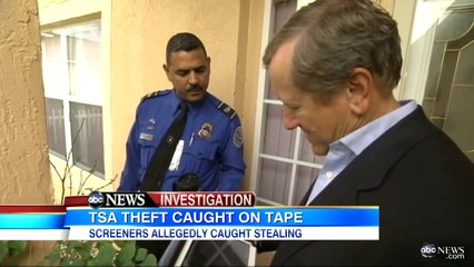 Ce policier d'aéroport vole l'ipad d'une chaîne TV américaine !