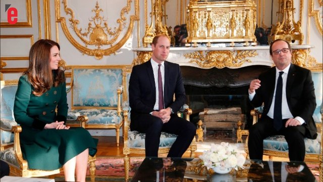 Les voisins Kate et William rendent visite à François Hollande