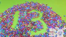 Learn To Count 1 to 40 with Candy Numbers! Surprise Eggs with Smarties Skittles and Candy