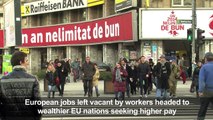Labour drought in Europe's east as workers go west