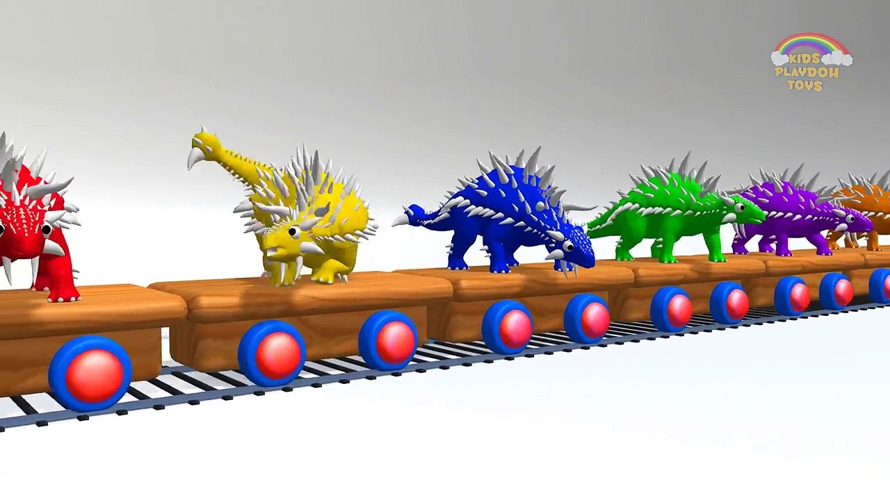 Learn Colors with Dinosaurs Wooden Train for Kids _ Colors Learning Videos with Dinosaurs for Kids-FCsJVsThZck