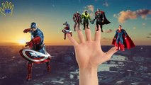 Colors Hulk Finger Family with Spiderman and Avengers and Superhero Nursery Rhymes