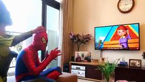 #SPIDERMAN vs SCREAM! w/ GhostFace FUNNY PRANK Spiderman Real Life Superhero Fun IRL