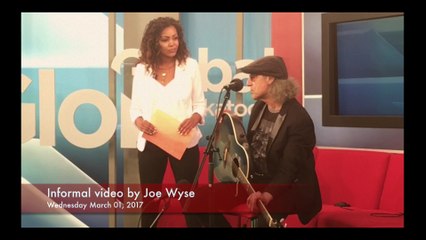 Michael Charles at Global Morning News / Must Be On My own