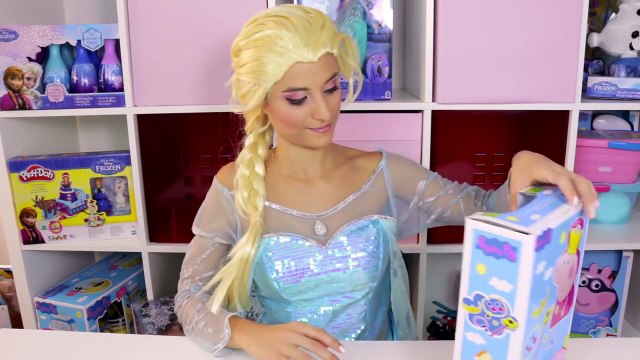 Дело дисней Эльза замороженные в в в в Ювелирные изделия жизнь открыть Пеппа свинья Королева реальная хранение hd