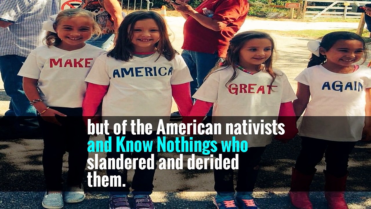 The people around Mr. Trump surely know this history, yet they act as if they were the descendants not of these poor immigrants