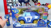 Robocar Poli Police Cars Tayo The Little Bus English Learn Numbers Colors orbeez Toy Surpr